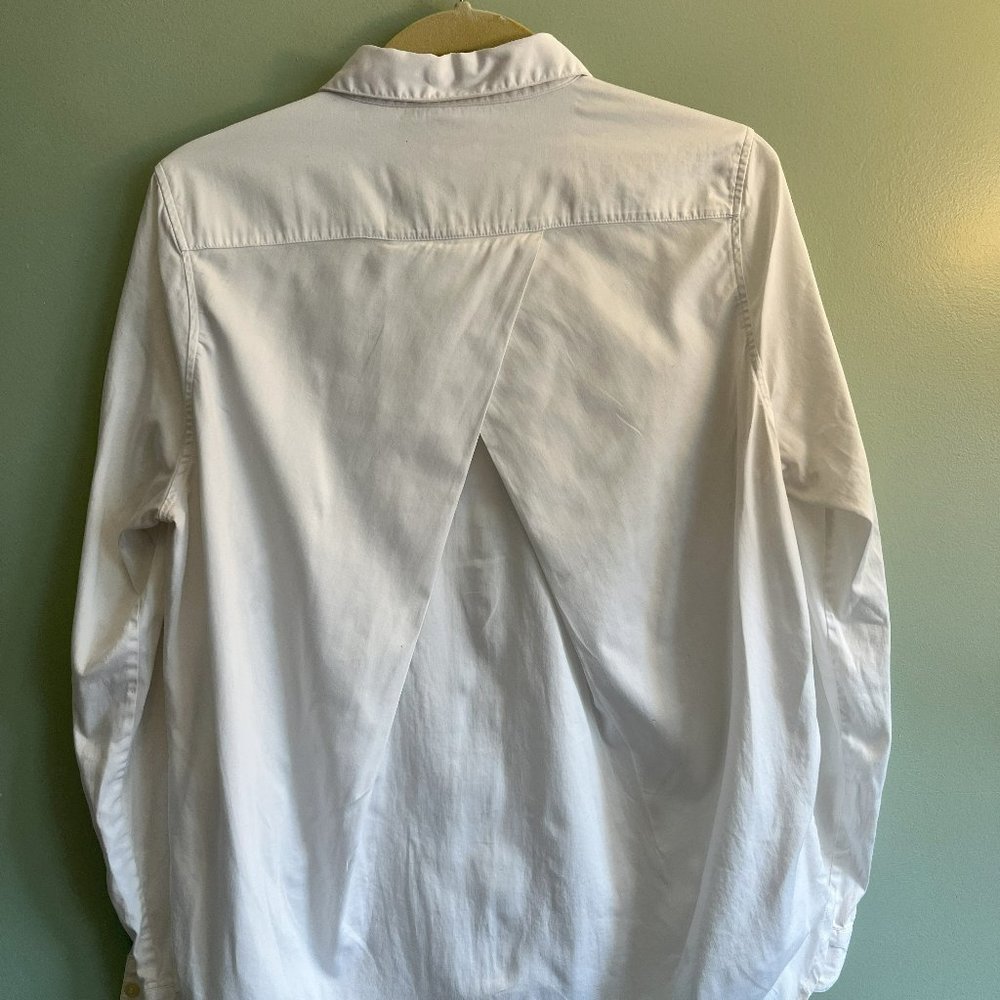 CUYANA White Shirt Size M Blouse for Work